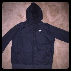 Nike Jackets & Coats - Nike black windbreaker size Large Nike Jackets & Coats - Nike black windbreaker size Large
